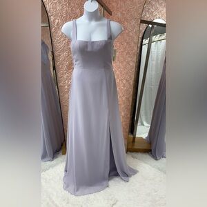 Jenny Yoo Strapless Lilac Dress
